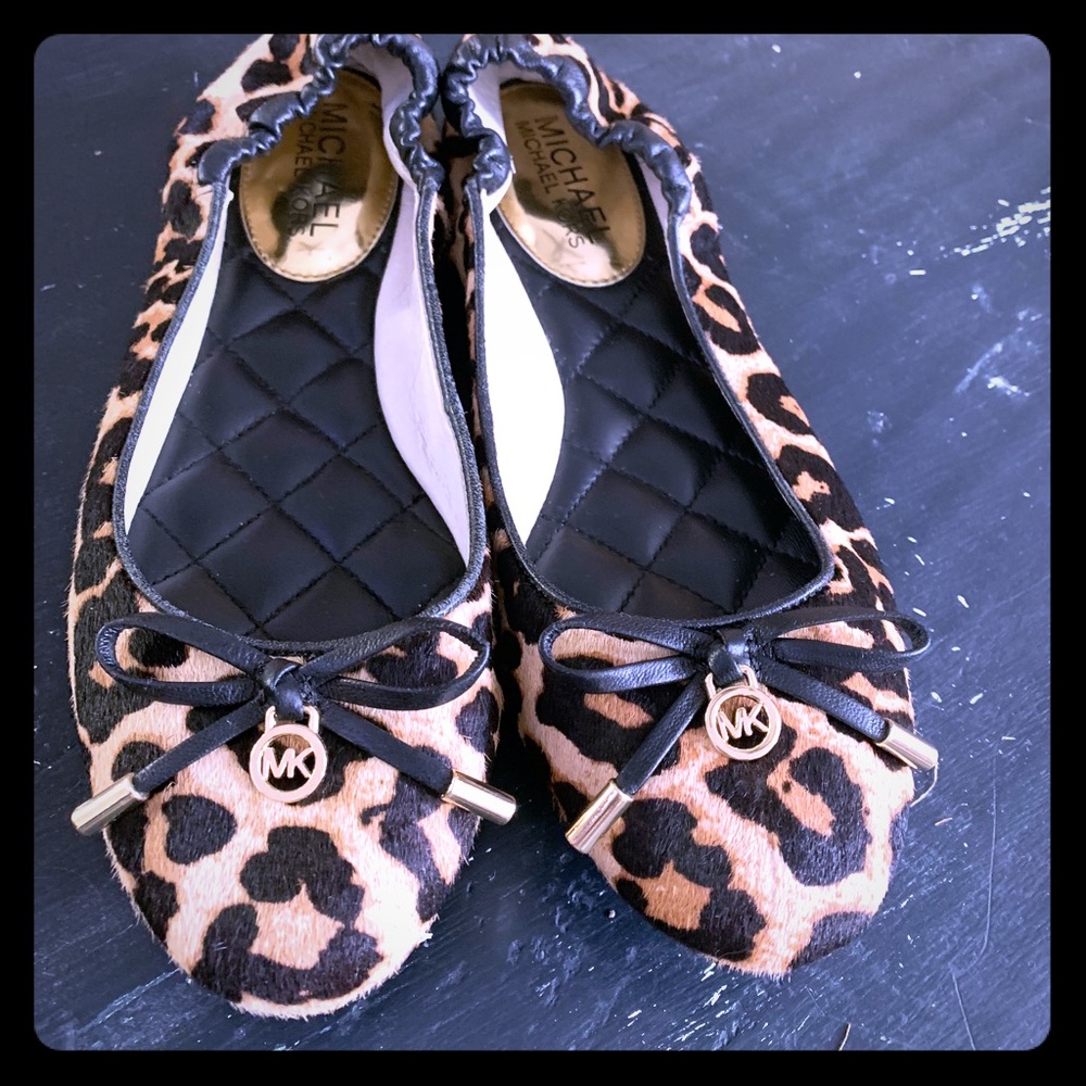 Michael Kors Leopard Print Flats